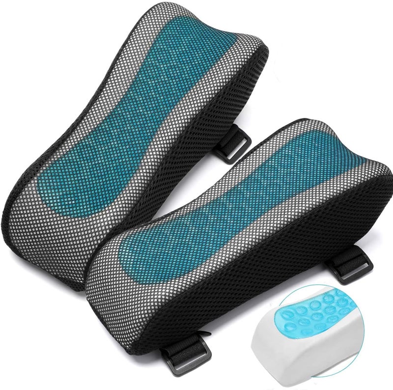 EIMMBD Office Chair Arm Pads Covers-Ergonomic Armrest for Desk and Chair Office Chair Armrest Covers, Office Chair Arm Pads for Elbows and Forearms, Office Chair Cushion for Gaming Accessories - Image 1